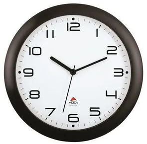 Zegar ścienny Hornew, 30 cm, ALBA, czarny